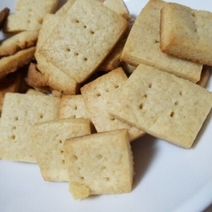 硬めのクッキー(●´ω`●)
美味しかったです！